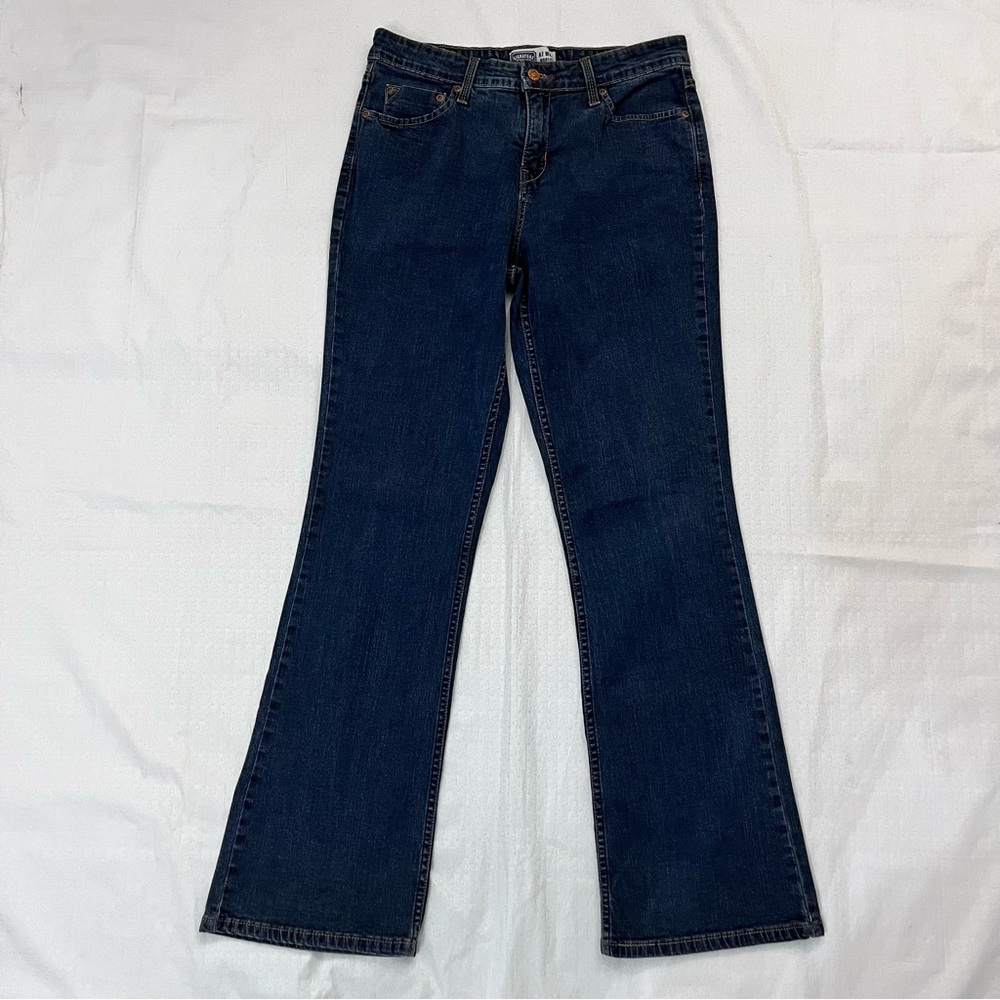 Signature by Levi Strauss Dark Blue Flare Jeans size 10